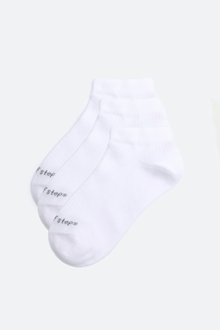 White - Beyaz No Show Çorap