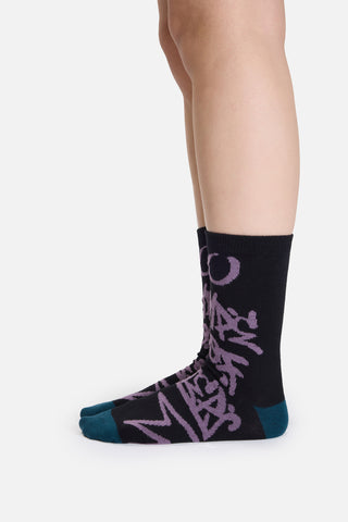Graffiti - Desenli Çorap
