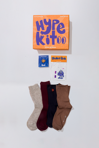 Hype Kit NO:1 - ÇORAP PİN STICKER PAKETİ