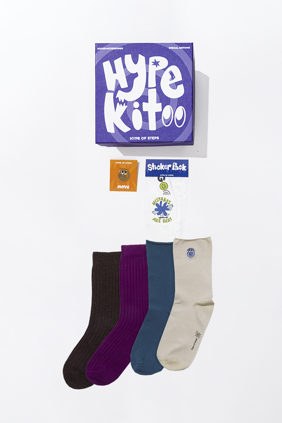 Hype Kit NO:2 - ÇORAP PIN STICKER PAKETI