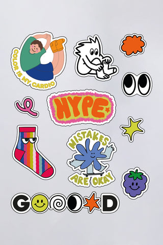 Hype Kit NO:2 - ÇORAP PIN STICKER PAKETI