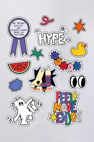 Hype Kit NO:3 - ÇORAP PIN STICKER PAKETI