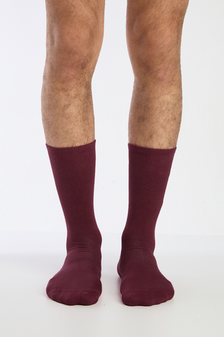 Rusty Cherry - Bordo Çorap