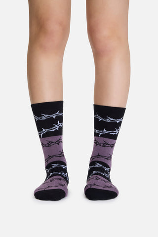 Thorn - Desenli Çorap